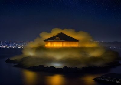 浜边美波在悬疑推理日剧场景中冷静侧颜，都市夜景背景灯光冷蓝色调